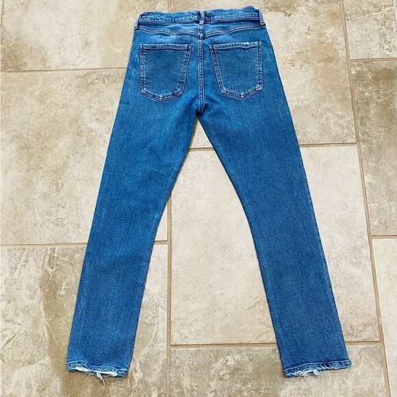 AGOLDE Toni Mid Rise Straight Skinny Stretch Jeans 25x26 EUC - Picture 4 of 10
